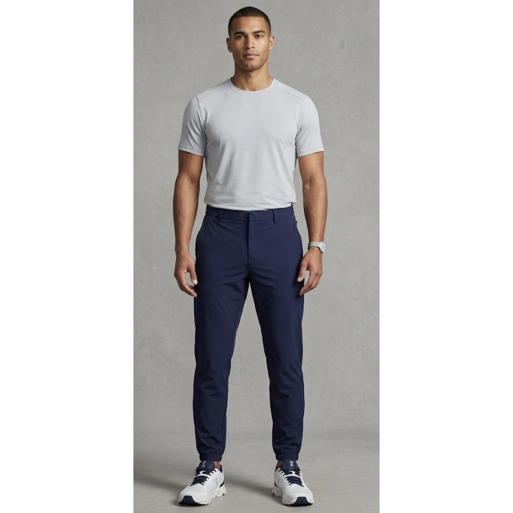 Swet Tailor Men's High & Mighty Fairway Jogger Navy Color Size 33‎ Performance